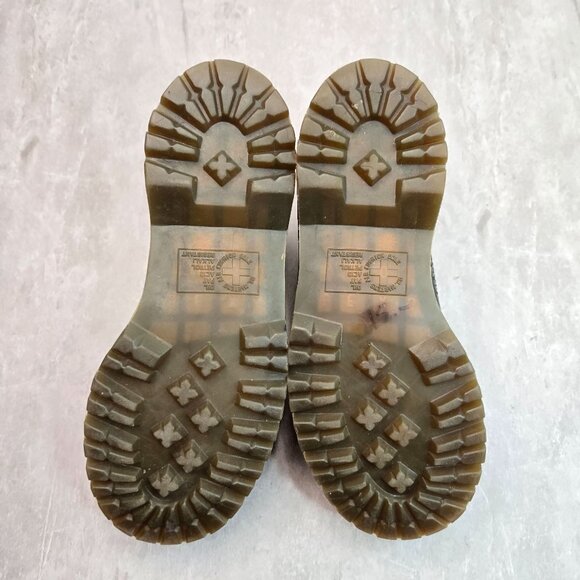 Dr. Martens Black and White Brogue Flats - Picture 7 of 10